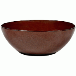 Салатник; керамика; 0, 9л; D=184, H=71мм; коричневый 