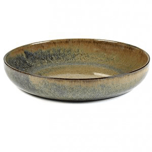 Салатник «Серфис»; керамика; 0, 75л; D=21, H=4см; сизый