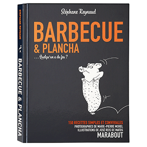 Книга (на франц. ) «Barbecue et plancha»; бумага; L=30, B=21, 5см; разноцветный 