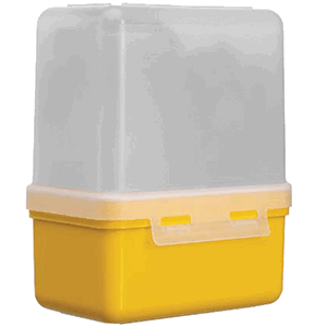 Контейнер перф. для хран. продуктов; полипропилен ; , H=29, 5, L=23, 8, B=15, 4см; белый