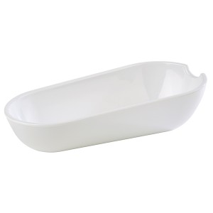 Подставка для ложки; пластик; 0, 5л; H=60, L=225, B=110мм; белый
