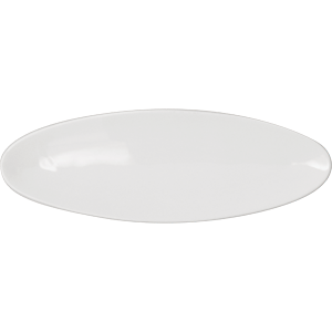 Селедочница «Кунстверк»; фарфор; H=2, L=30, B=10см; белый