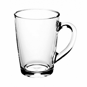 Кружка «Каппучино»; стекло; 300мл; D=82, H=108, L=110мм; прозрачный 