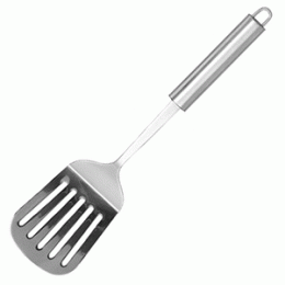 Лопатка кухонная; сталь нержавеющая ; L=33, B=12см; металлический 