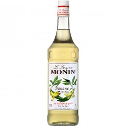 Сироп Жел. банан «Монин»; стекло; 1л; D=8, H=33см