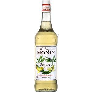 Сироп Жел. банан «Монин»; стекло; 1л; D=8, H=33см