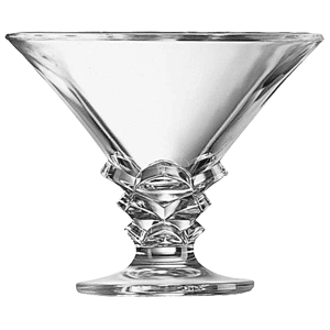 Креманка «Пальмир»; стекло; 210мл; D=123/70, H=113, L=25мм; прозрачный 