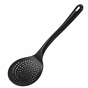 Шумовка жаропрочная; пластик; D=11, L=35.5см; черный