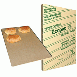 Бумага для выпечки [500шт]; силикон; L=60, B=40см; бежевый 