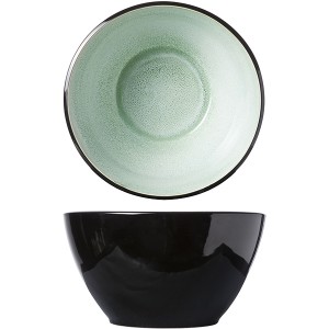 Салатник; керамика; D=23, H=12, 5см; зеленый 