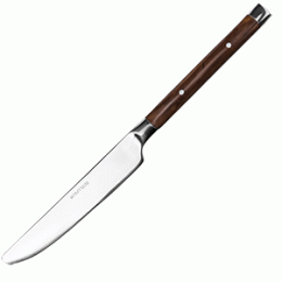 Нож столовый «Рустик»; сталь нержавеющая , пластик; L=225/120, B=18мм