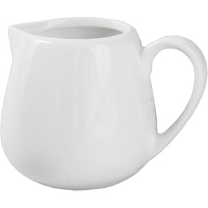 Молочник «Кунстверк»; фарфор; 38мл; D=36, H=40, L=60мм; белый