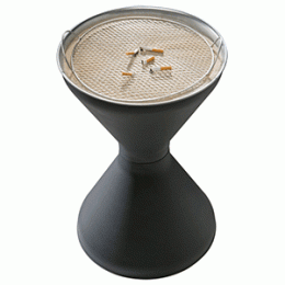 Пепельница уличная; полипропилен , металл; D=40, H=60см
