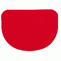 Шпатель кондитерское  [10шт]; пластик; L=12.2, B=9см; красный