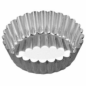 Форма кондитерская  рифл.; металл; D=28, H=5см