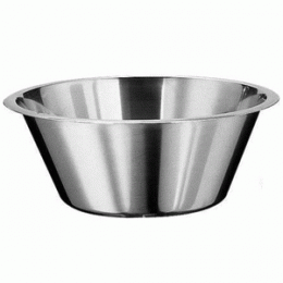 Миска; сталь нержавеющая ; 8л; D=36, H=16, L=36, B=36см; металлический 