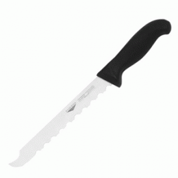 Нож для замороженных продуктов; сталь, пластик; , L=330/200, B=25мм; черный