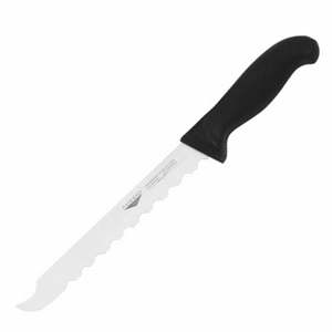Нож для замороженных продуктов; сталь, пластик; , L=330/200, B=25мм; черный