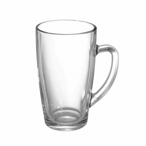 Кружка «Каппучино»; стекло; 420мл; D=78, H=138, L=110мм; прозрачный 