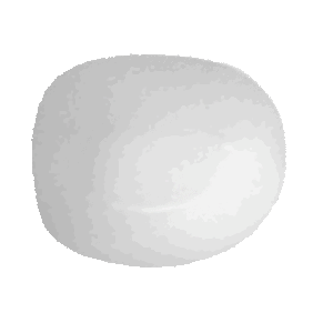 Блюдо для овощей «Исола»; фарфор; H=4, L=24, B=14см; белый