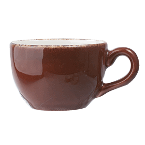Чашка кофейная «Террамеса мокка»; фарфор; 85мл; D=65, H=50, L=85мм; темно коричневый 