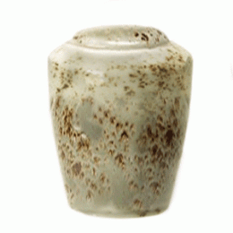 Солонка «Крафт»; фарфор; D=57, H=74мм; зеленый 