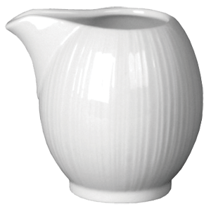 Молочник «Спайро»; фарфор; 80мл; D=33, H=70, L=80, B=60мм; белый