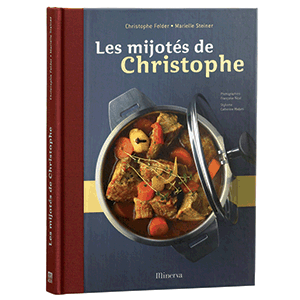 Книга (на франц. ) «Les mijotes de christophe»; бумага; L=30, B=21, 5см; разноцветный 