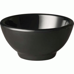 Салатник; пластик; 1250мл; D=20, H=10.5см; черный