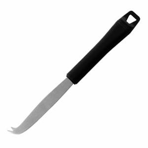 Нож для сыра; нержавейка ; , L=230, B=25мм; черный, металлический 