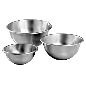 Миска; сталь нержавеющая ; 1.9л; D=20, H=9см; металлический 