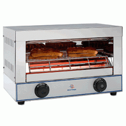 Тостер-гриль 1. 7kW; сталь нержавеющая ; H=24, L=47, B=25см