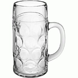 Кружка пивная «Дон»; стекло; 1л; D=10/10, 5, H=20, 1, B=15, 5см; прозрачный 