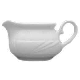 Соусник «Аркадия»; фарфор; 300мл; H=75, L=150, B=80мм; белый