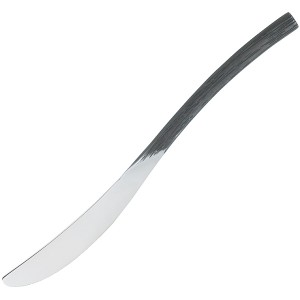 Нож столовый; сталь нержавеющая ; L=23, 5см; металлический , черный